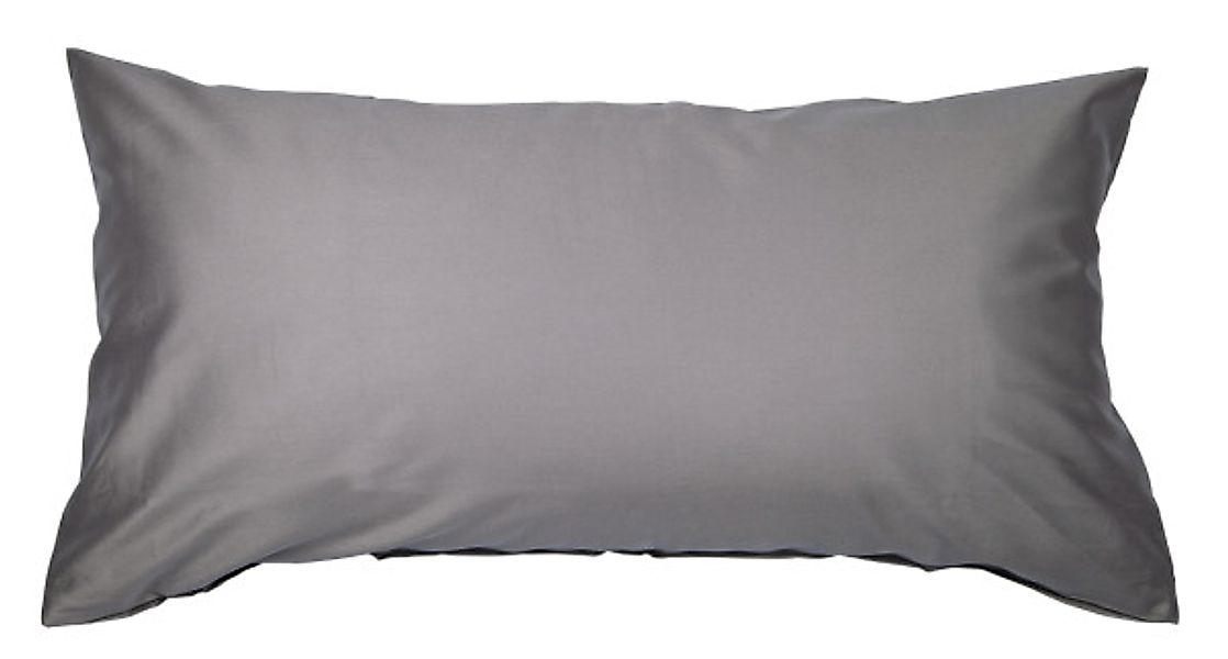 Janine Janine Mako-Satin Bettwäsche Colors 31001 graphit Größe:  40x80 cm günstig online kaufen
