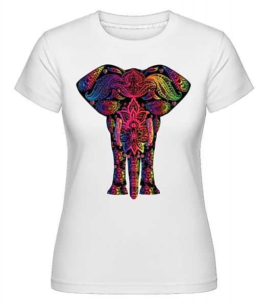 Bunter Elefant · Shirtinator Frauen T-Shirt günstig online kaufen