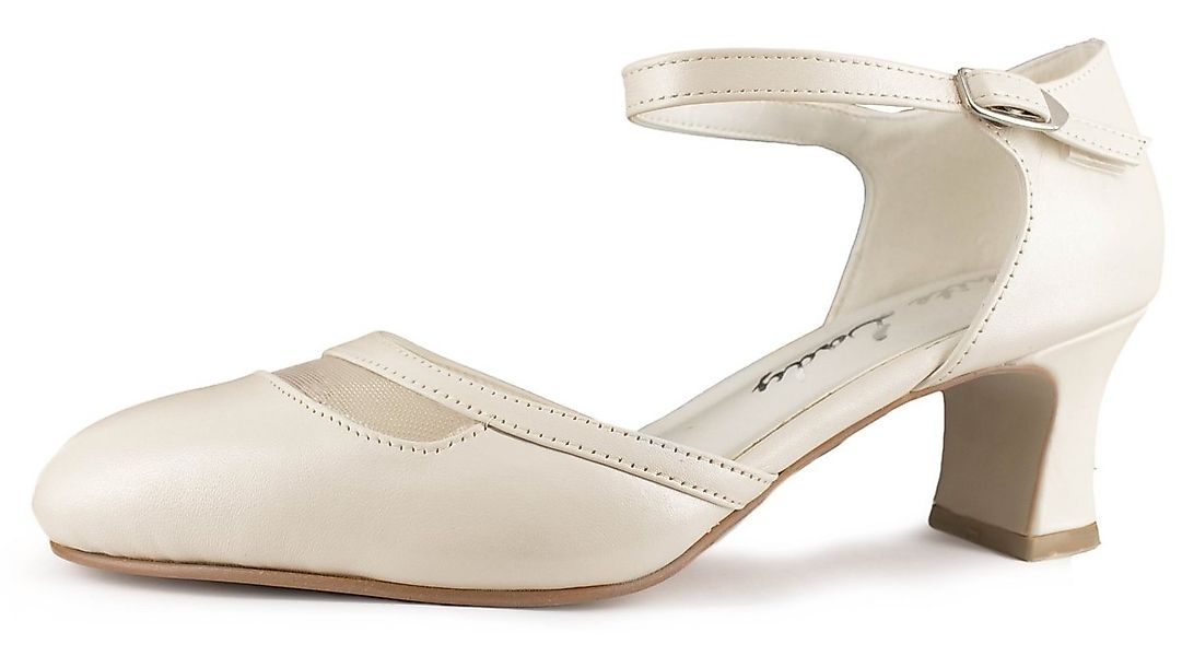 White Lady 703 offwhite - Leder Brautschuhe Slingpumps günstig online kaufen