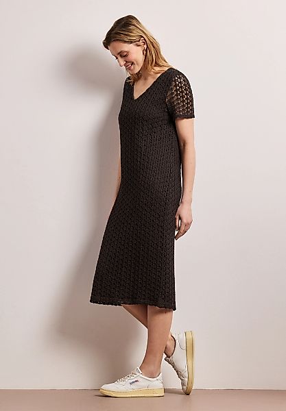 STREET ONE Midikleid Ohne Taschen in Unifarbe günstig online kaufen