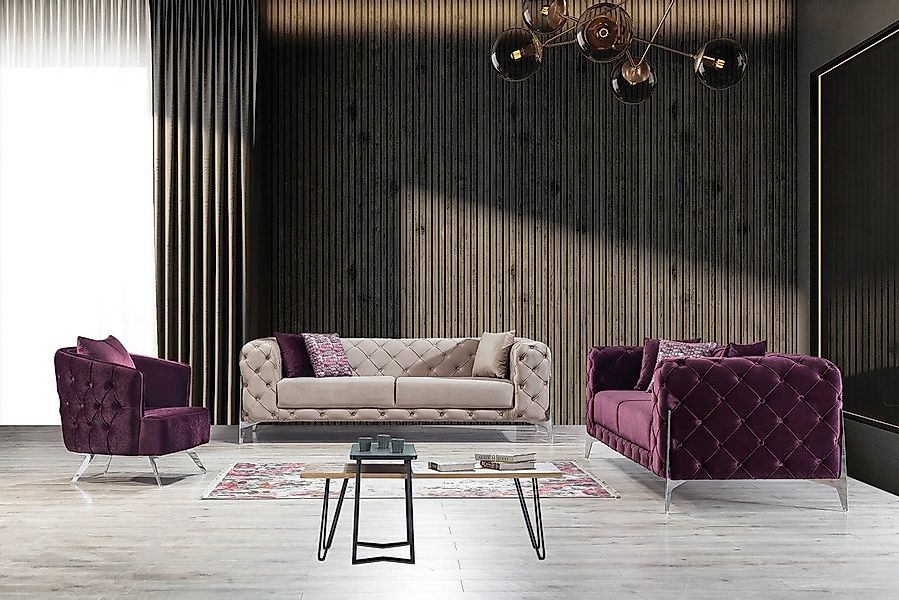 Villa Möbel Sofa Bari, 1 Stk. 2-Sitzer, Handmade Quality,strapazierfähiger, günstig online kaufen