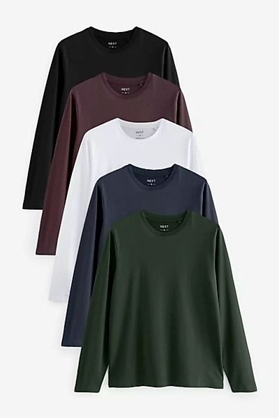 Next T-Shirt Langarm-Shirts, 5er-Pack (5-tlg) günstig online kaufen