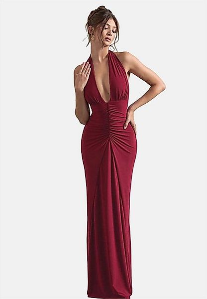 Moda Minx Jerseykleid Amber Long Dress mit angesagtem Neckholder-Design günstig online kaufen