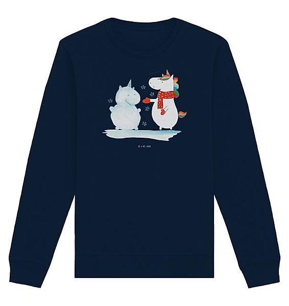 Mr. & Mrs. Panda Longpullover Größe S Einhorn Schneemann - French Navy - Ge günstig online kaufen