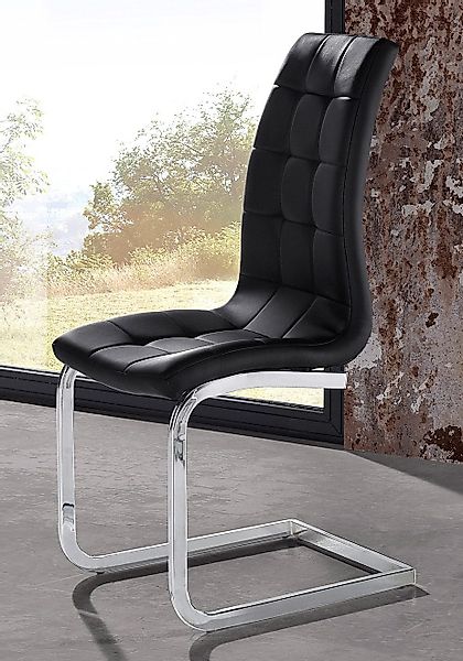 INOSIGN Freischwinger "Lola", (Set), 2 St., Kunstleder, 2 oder 4 Stück, Bez günstig online kaufen