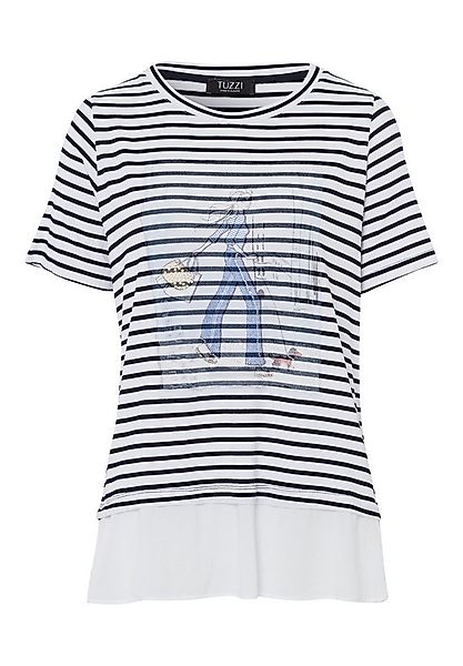 TUZZI T-Shirt Shirt SEASIDE SERENITY mit angesetztem Volant günstig online kaufen