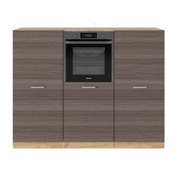 Vicco Küchenzeile R-Line, Edelgrau/Goldkraft Eiche, 180 günstig online kaufen