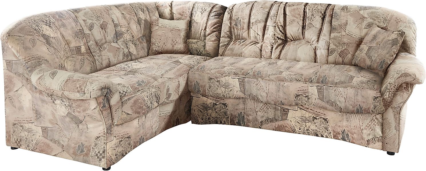DOMO collection Ecksofa "Bahia L-Form, B/T: 256/200 cm, belastbar bis 140kg günstig online kaufen