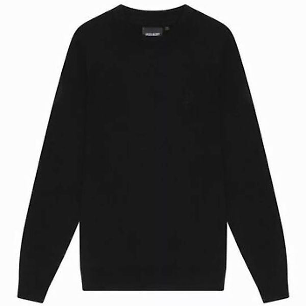 Lyle & Scott  Pullover KN2121VC TONAL CREW MWRINO-Z86. BLACK günstig online kaufen