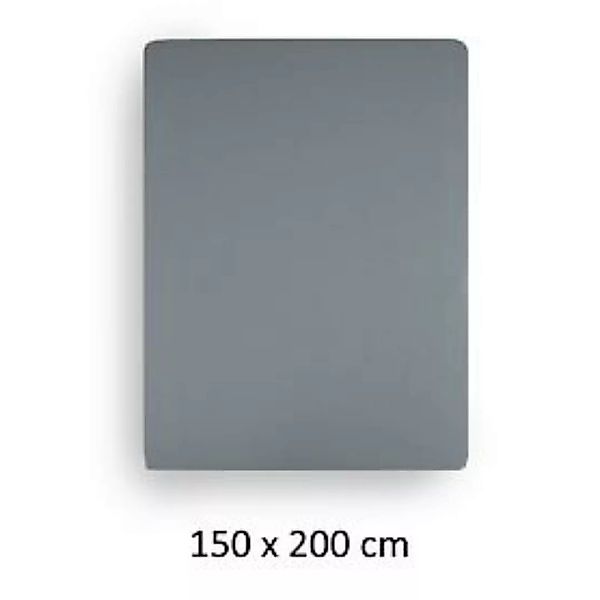 Spannbettlaken 'Lavara' granit, 150 x 200 cm günstig online kaufen