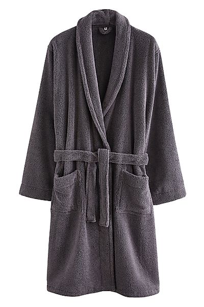 Next Herrenbademantel Signature Bademantel aus Baumwollfrottee, günstig online kaufen