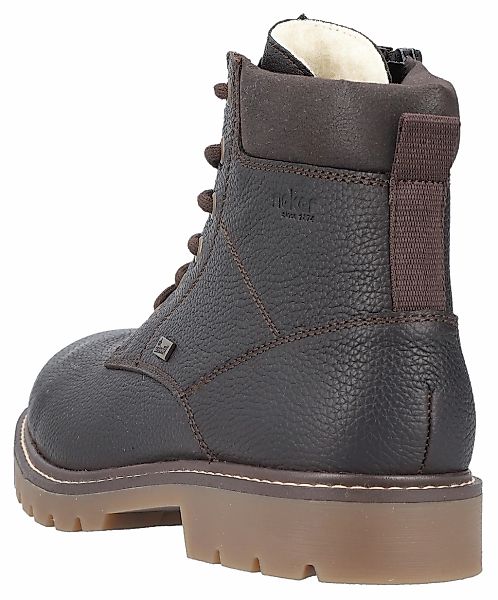 Rieker Schnürstiefelette "Rieker Stiefelette Leder/Textil" günstig online kaufen