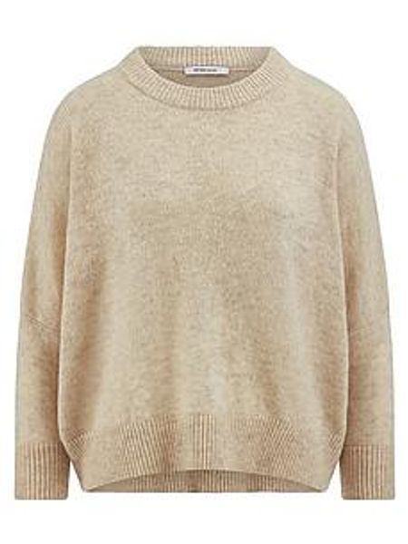 Rundhals-Pullover Peter Hahn beige günstig online kaufen