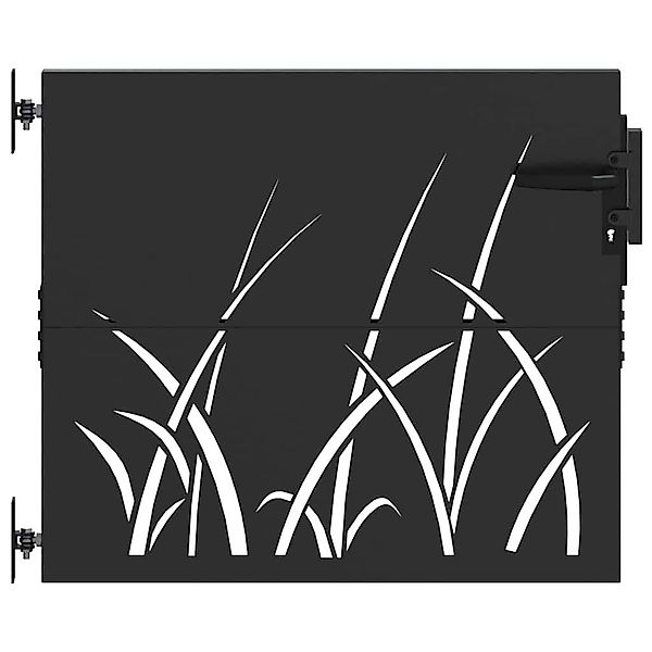 vidaXL Gartentor Gartentor Schwarz 85 x günstig online kaufen