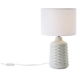Brilliant Tischleuchte Ilysa 42 cm Grau und Weiß günstig online kaufen