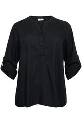 KAFFE Curve Langarmbluse Langarm-Bluse KCmille Große günstig online kaufen