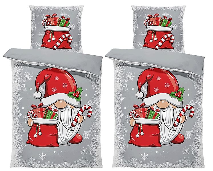 One Home Bettwäsche Winter Wichtel Kristalle günstig online kaufen