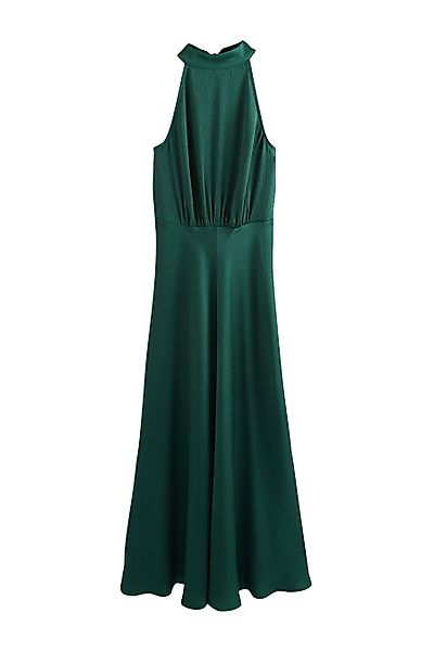 Next Midikleid Neckholder-Midikleid aus strukturiertem Satin günstig online kaufen