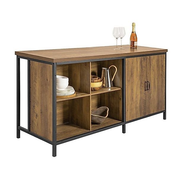 SoBuy Küchenbuffet KNL01 Kücheninsel freistehend Küchenschrank Highborad Ko günstig online kaufen