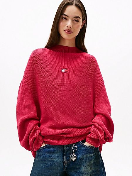 Tommy Jeans Stehkragenpullover TJW MOCKNECK BADGE SWEATER günstig online kaufen
