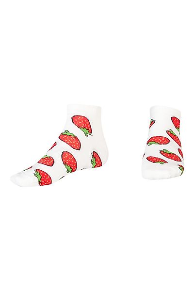 AbgeStrumpft Freizeitsocken AbgeStrumpft Erdbeere Sneaker (1 günstig online kaufen