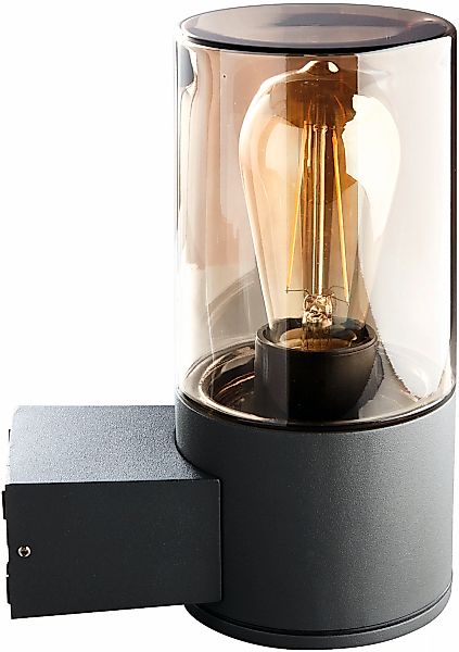 HEITRONIC Außen-Wandleuchte "Santorin" E27 Pollerleuchte, Außenlampe, Außen günstig online kaufen