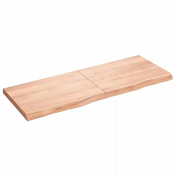 vidaXL Waschtischplatte Hellbraun 160x60x6 cm Massivholz Behandelt günstig online kaufen