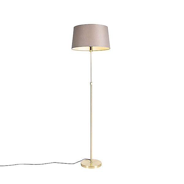 Qazqa Stehlampe Parte fl, ohne Leuchtmittel, günstig online kaufen