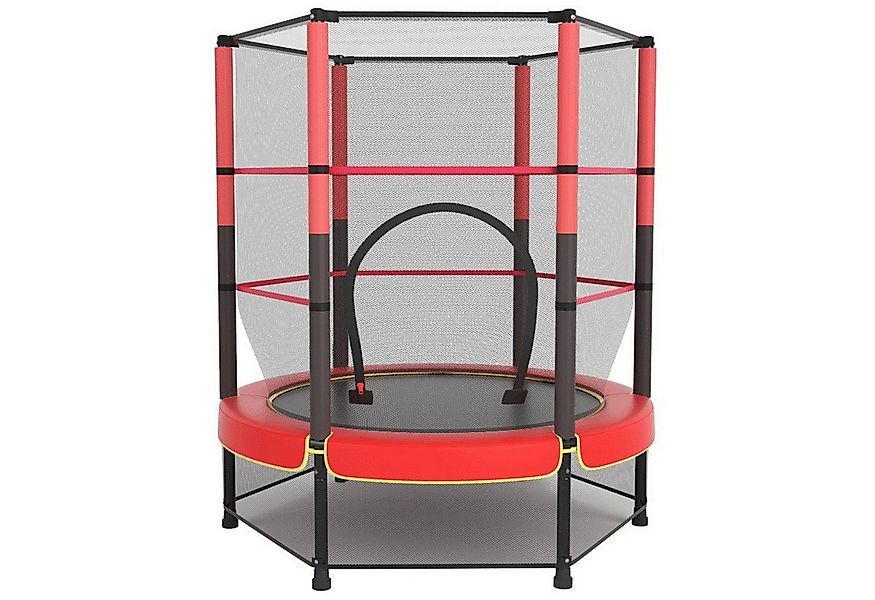 IKIDO Kindertrampolin, Gartentrampolin, (140×160cm), mit Sicherheitsnetz, S günstig online kaufen