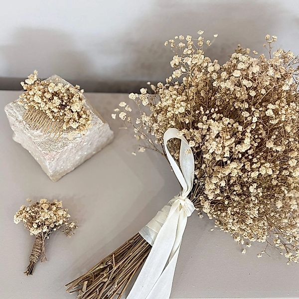 Lykke&You Brautstrauß Pur Schleierkraut Natur günstig online kaufen