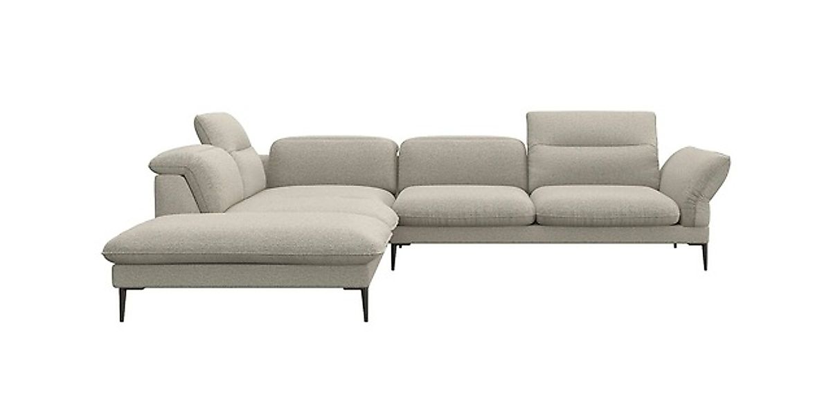 FLEXLUX Ecksofa »Salino, Funktionssofa mit Ottomane, Relaxsofa, Ecksofa«, S günstig online kaufen