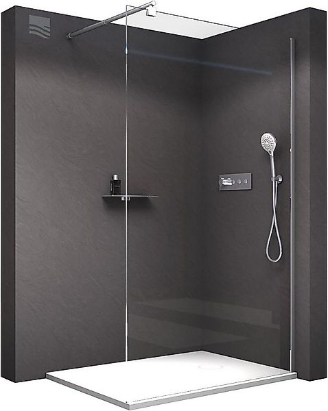 Bernstein Walk-in-Dusche EX101, 10mm ESG-Sicherheitsglas Nano-Beschichtung günstig online kaufen