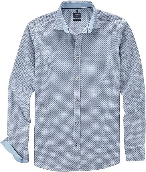 OLYMP Langarmhemd Casual modisch gemustert günstig online kaufen