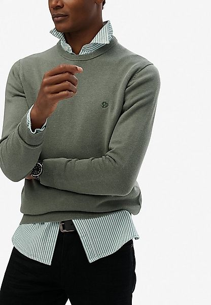 Superdry Strickpullover ESSENTIALS COTTON JUMPER günstig online kaufen