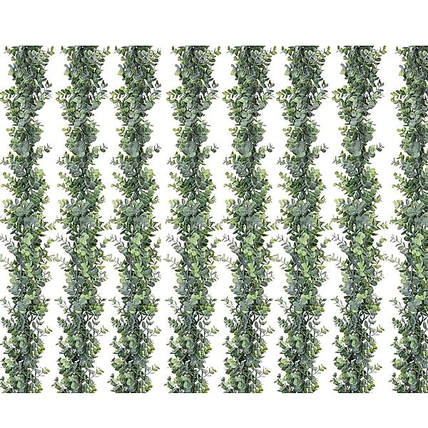 Kunstpflanze Künstliche Eukalyptus-Girlande, künstliche Ranken Gras, günstig online kaufen