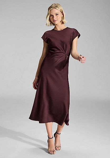 SWING Cocktailkleid - Slip Dress aus Satin mit Twist Detail Figurbetonte Pa günstig online kaufen