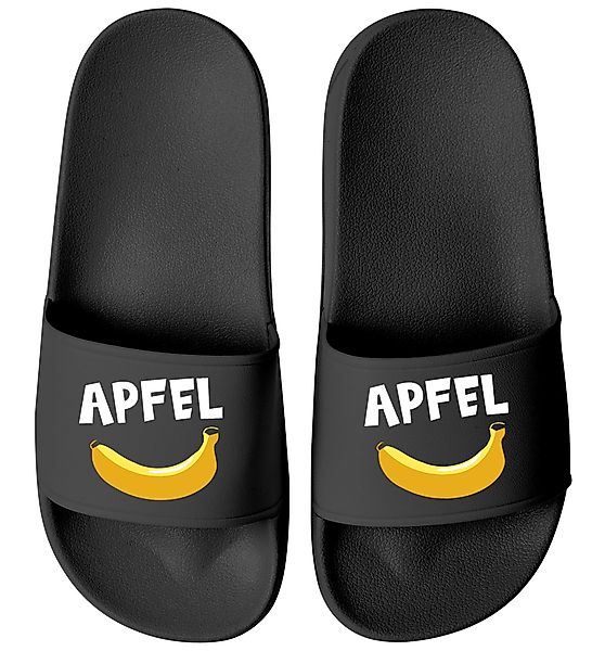 MoonWorks Moonworks® Badeschlappen mit Apfel-Banane Motiv günstig online kaufen
