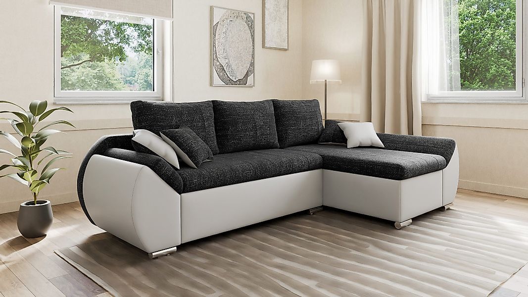 MOEBLO Ecksofa ALEX, L-Form ohne Hocker, günstig online kaufen