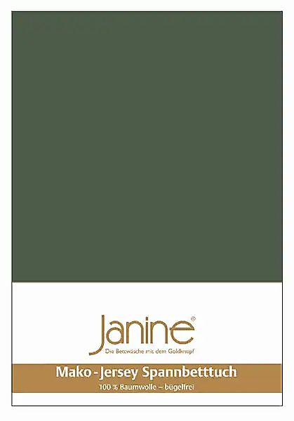 Janine Janine Spannbetttuch Mako-Feinjersey 5007 honiggold (73) Größe:  150 günstig online kaufen