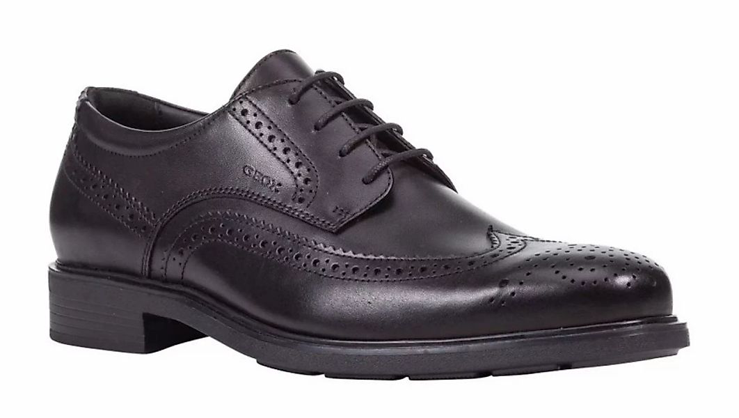Geox Schnürschuh "U DUBLIN B", Business Schuh, Anzugschuh mit Blockabsatz günstig online kaufen
