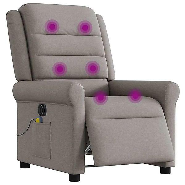 vidaXL Massagesessel Elektrisch Taupe Stoff 3303311 günstig online kaufen