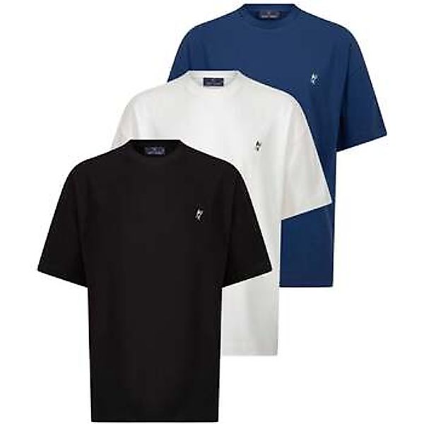Jacey Quinn  T-Shirts & Poloshirts 3 Pack Of Oversize T-Shirt günstig online kaufen