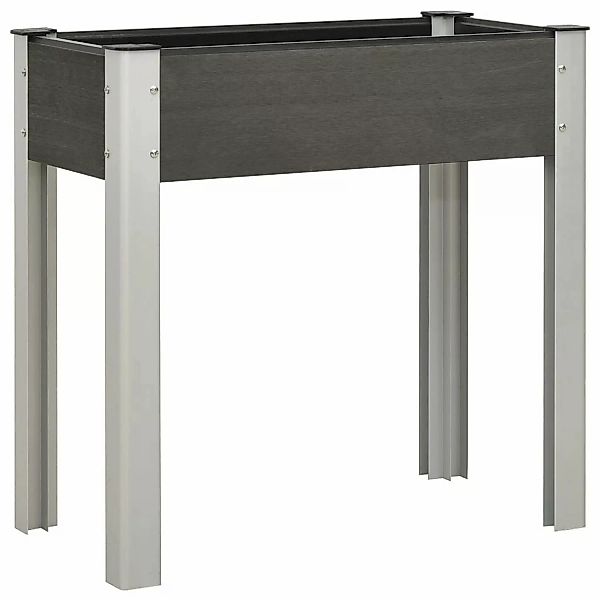 vidaXL Garten-Hochbeet 75x40x75 cm WPC Grau 598603 günstig online kaufen