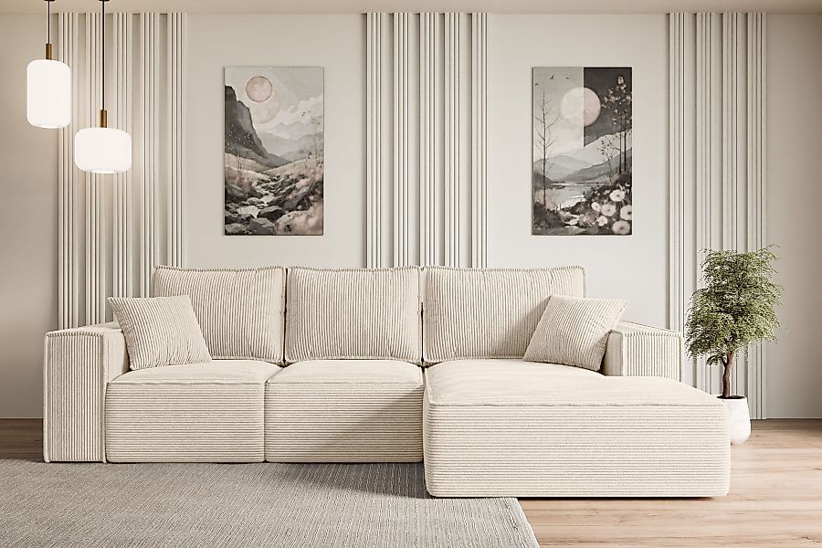 ALTDECOR Ecksofa SERRA-L-S, Couch mit Schlaffunktion, günstig online kaufen