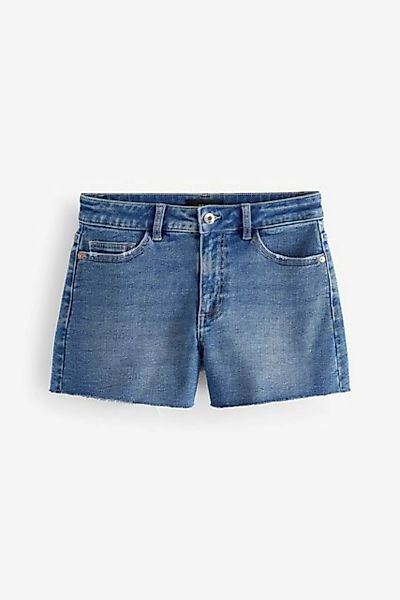 Next Jeansshorts Superweiche Denim-Shorts mit Fransensaum (1-tlg) günstig online kaufen