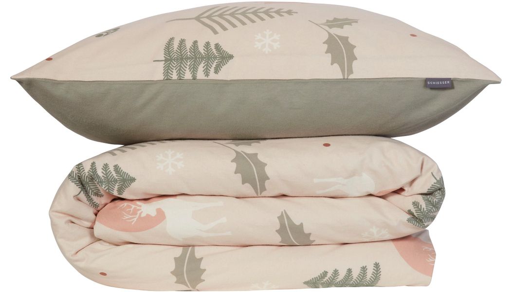 Schiesser Wendebettwäsche "Uma aus weicher Baumwolle im Nordic-Look" 2 Stk. günstig online kaufen