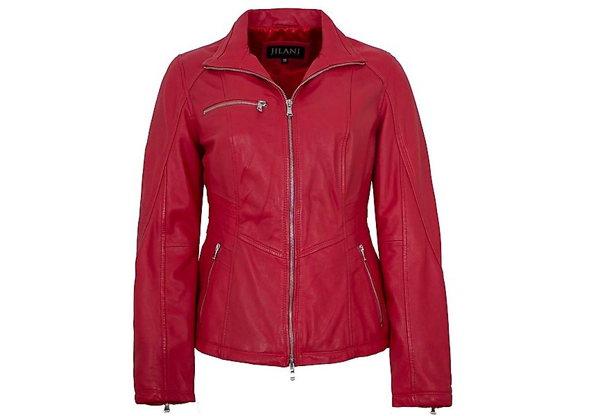Jilani Lederjacke Maura Jilani Collection - Damen Lederjacke Lammnappa rubi günstig online kaufen