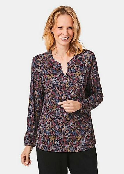 GOLDNER Kurzarmbluse Kurzgröße: Blusenshirt in femininer Form günstig online kaufen
