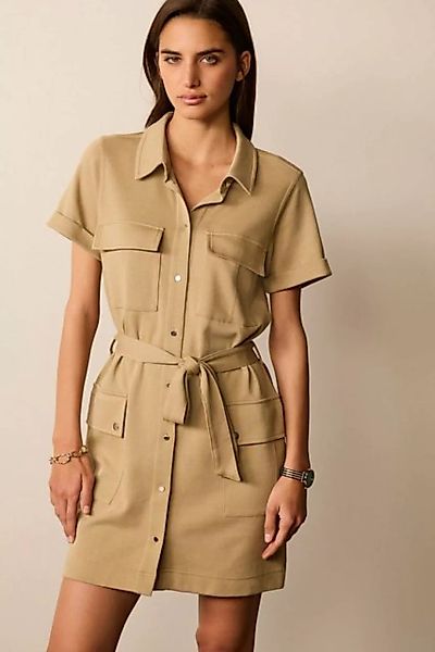 Next Blusenkleid Kurzärmeliges Hemdkleid (1-tlg) günstig online kaufen