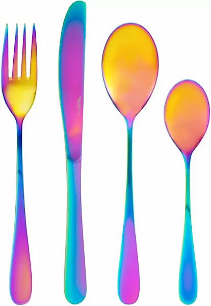 PINTINOX Besteck-Set »Princess RAINBOW«, (Set, 24 tlg.), mit außergewöhnlic günstig online kaufen
